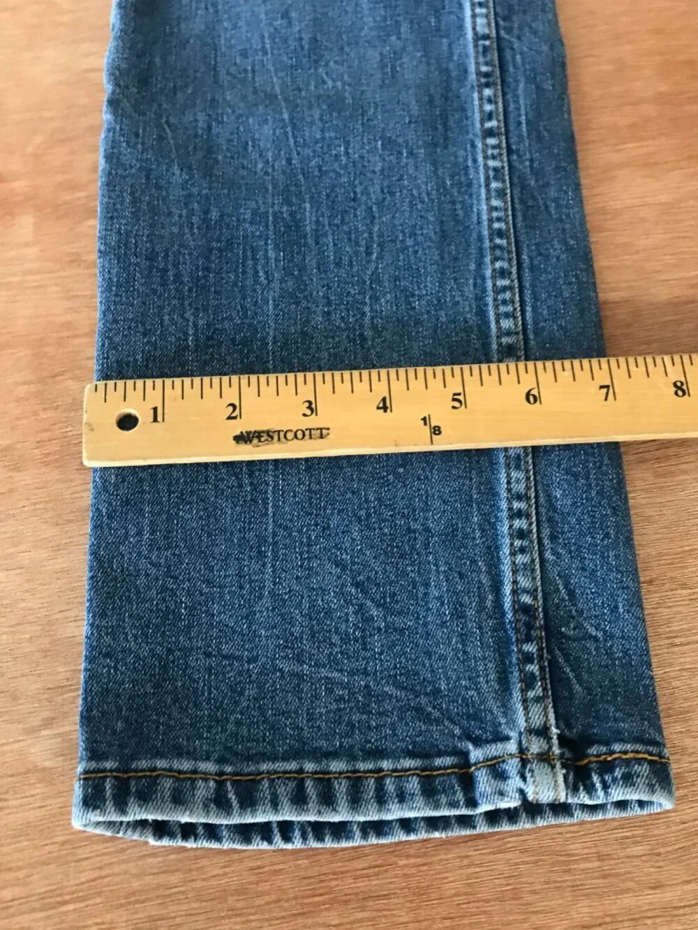 Levi's 514 Straight Jeans Men 28x29 Blue Low Rise Medium Wash Stretch Outdoor